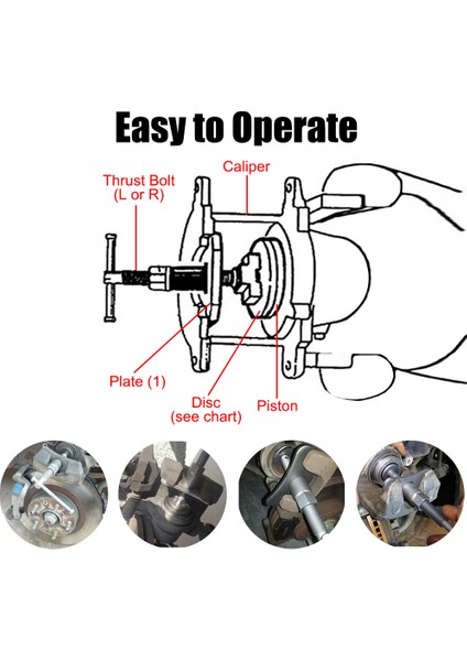 1/12/13 Adet Araba Disk Fren Pompası Kaliper Kaldırma 10 Pistonlu Adaptör Kompresörü Seti Geri Sarma Arka Fren Tamir Araçları Oto Aksesuarları (Yurt Dışından) fırsatları