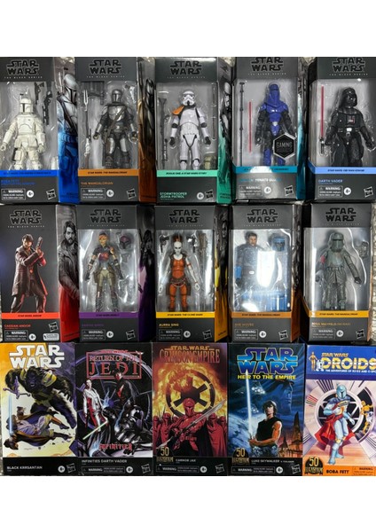 Hasbro Star Wars Siyah Serisi Obi-Wan Darth Vader Cal Kestis Boba Fett Luke Mandalorian Aksiyon Şekilli Kalıp Oyuncak Hediye (Yurt Dışından) fiyatları