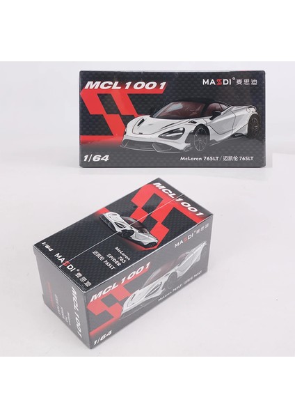 Yeni Masdı 1:64 765LT Alaşım Model Araba Koleksiyonu Süsler Statik Koleksiyon Dekore Edilmiş Tatil Oyuncaklar (Yurt Dışından) modelleri