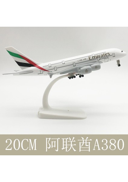 Uçak Airbus 20 cm Alaşım Uçak Modeli Emirates Airbus A380 Reçine Uçak Modeli Arkadaşlar Için Hediye Oyuncak Uçak Lar Için (Yurt Dışından)