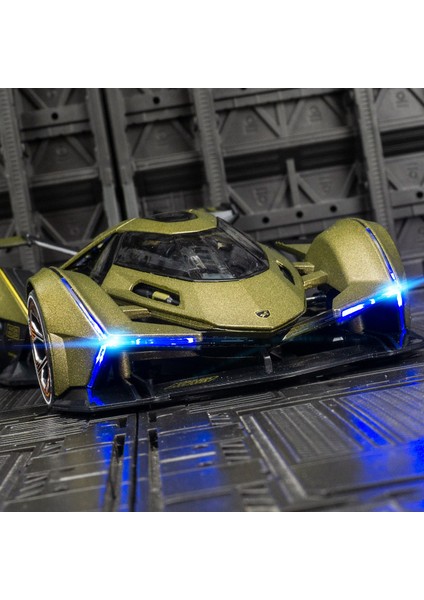 Lamborghini Essenza SCV12 Supercar Alaşım Model Araba Oyuncak Döküm Metal Döküm Ses ve Işık Oyuncak Arabalar Lar Için Araç (Yurt Dışından) fiyatları