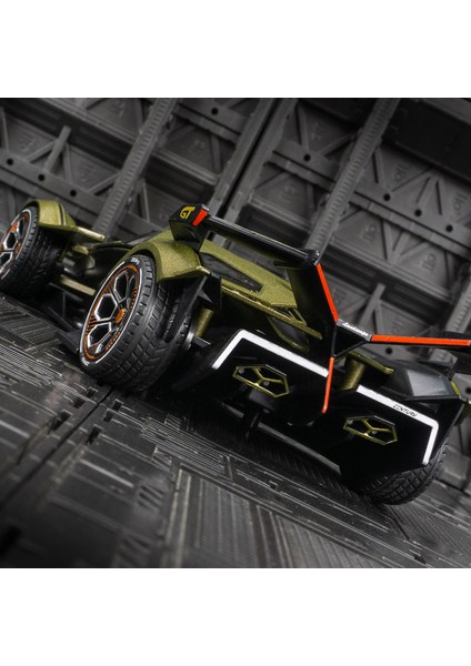 Lamborghini Essenza SCV12 Supercar Alaşım Model Araba Oyuncak Döküm Metal Döküm Ses ve Işık Oyuncak Arabalar Lar Için Araç (Yurt Dışından) fırsatları
