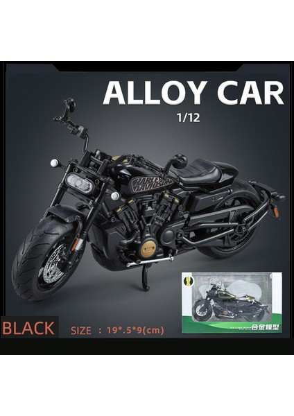 1:12 Harley Davidson Sporter S Simülasyon Ses ve Işık Trendy Alaşım Döküm Motosiklet Modeli Erkek Arkadaşı Doğum Günü Hediyesi (Yurt Dışından)