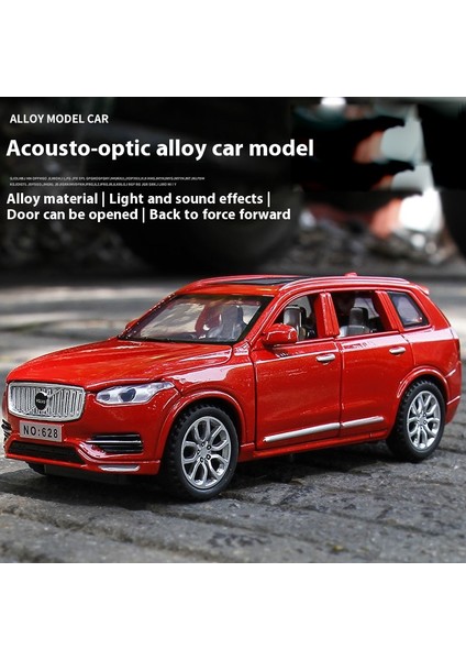 Volvo XC90 Suv Alaşım Araba Modeli Döküm Metal Modeli Ses ve Işık Oyuncakları Araba Merkezi Kontrol Süsler Lar Için Hediye (Yurt Dışından) fiyatları