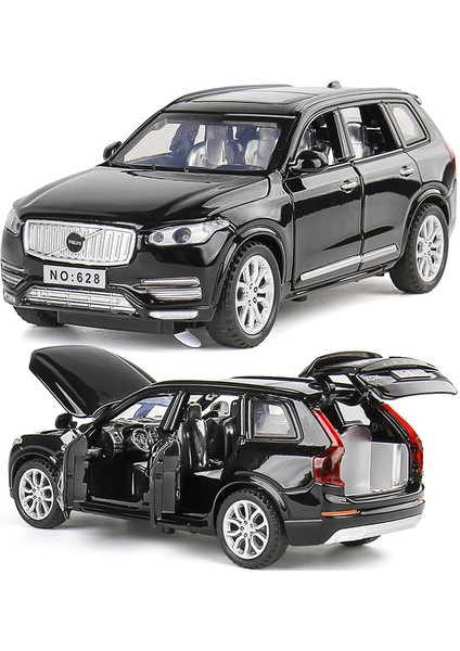 Wansong2 Volvo XC90 Suv Alaşım Araba Modeli Döküm Metal Modeli Ses ve Işık Geri Çekin Oyuncak Toplamak Ekran Süsler Oyuncakları (Yurt Dışından)