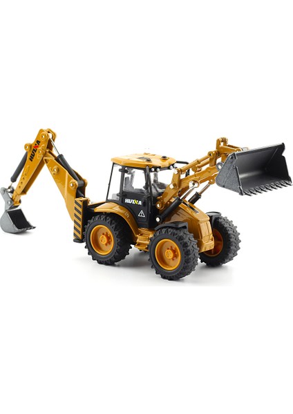 Huina 1/50 Minyatürleri Metal Araba Yükleyici Kamyon Yükleyici Ekskavatör Paletli Modeli Paletli Oyuncaklar Için Döküm Oyuncak Araçlar (Yurt Dışından)