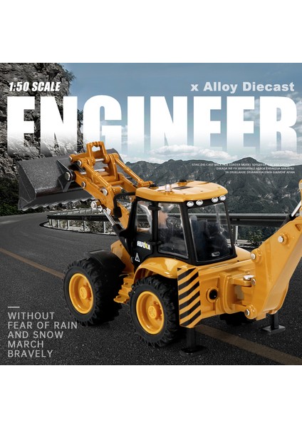 Huina 1/50 Minyatürleri Metal Araba Yükleyici Kamyon Yükleyici Ekskavatör Paletli Modeli Paletli Oyuncaklar Için Döküm Oyuncak Araçlar (Yurt Dışından) fiyatları