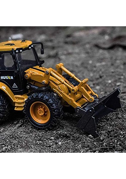 Huina 1/50 Minyatürleri Metal Araba Yükleyici Kamyon Yükleyici Ekskavatör Paletli Modeli Paletli Oyuncaklar Için Döküm Oyuncak Araçlar (Yurt Dışından) fırsatları