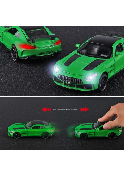 Mercedes Benz Amg Gtr Alaşım Spor Araba Diecast Metal Model Ses ve Işık Oyuncak Araba Merkezi Kontrol Süsler Ekran Hediye (Yurt Dışından) fırsatları