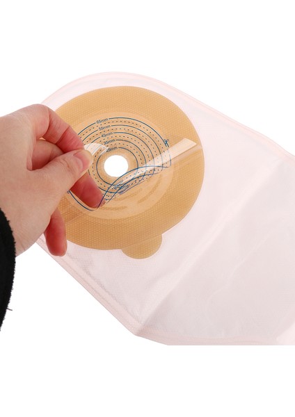 10 Adet Kolostomi Çantaları 25-60MM Stoma Kese Çanta Tek Parça Açık Klip Ostomi Çantaları (Yurt Dışından)