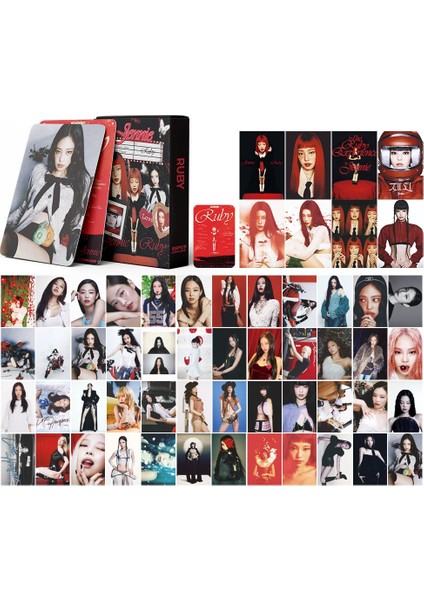Kpop 55 Adet/takım Jennıe Yakut Doğan Pembe Jennie Lomo Gibi Kart Kartpostallar Fotoğraflı Hayranları Koleksiyonu (Yurt Dışından)