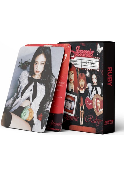 Kpop 55 Adet/takım Jennıe Yakut Doğan Pembe Jennie Lomo Gibi Kart Kartpostallar Fotoğraflı Hayranları Koleksiyonu (Yurt Dışından) modelleri