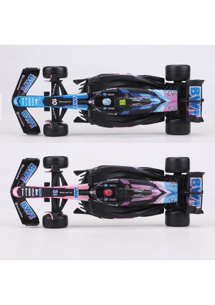 Wansong2 Burago 1:43 A524 Alp F1 Takımı Bahreyn/japonya Istasyonu Yarış Arabası No.10/no.31 Alaşım Model Araba (Yurt Dışından) fiyatları
