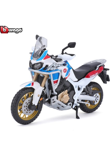 Bburago 1:18 Simülasyon Alaşım Motosiklet Honda Afrika Ikiz Macera Yetkili Model Oyuncak Araba Hediye Koleksiyonu (Yurt Dışından) modelleri