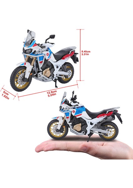Bburago 1:18 Simülasyon Alaşım Motosiklet Honda Afrika Ikiz Macera Yetkili Model Oyuncak Araba Hediye Koleksiyonu (Yurt Dışından) fırsatları