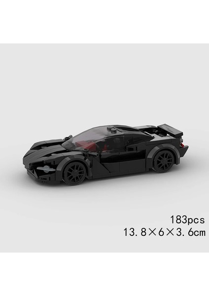 Moc Hız Şampiyonlar Süper Yarış Arabası F1 Büyük Araç Yarış Modeli Yapı Taşları Tuğla Spor Kamyonet Şehir Tekniği Oyuncak (Yurt Dışından)