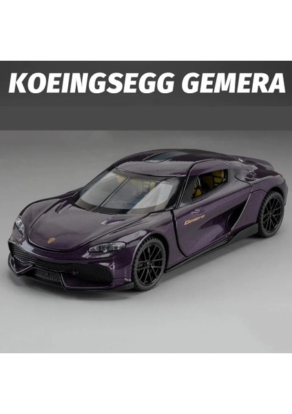 Yeni Gemini Alaşım Spor Araba Modeli Döküm Metal Yarış Araçları Modeli Simülasyon Ses ve Işık Oyuncak Doğum Günü Hediyesi (Yurt Dışından)