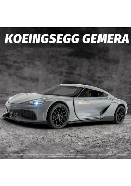 Yeni Gemini Alaşım Spor Araba Modeli Döküm Metal Yarış Araçları Modeli Simülasyon Ses ve Işık Oyuncak Doğum Günü Hediyesi (Yurt Dışından)