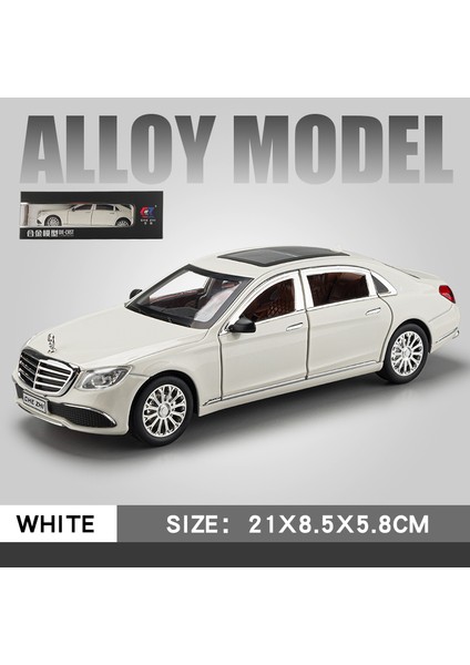 Mercedes Benz E300L E Sınıfı Alaşım Model Araba Döküm Metal Koleksiyonu Araç Oyuncak Modeli Ses ve Işık Oyuncağı Araba (Yurt Dışından)