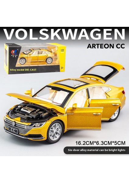 Wansong2 Volkswagen cc Alaşım Araba Modeli Pres Döküm ve Oyuncak Araçlar Metal Oyuncak Araba Model Araba Merkezi Kontrol Süsler Oyuncaklar Doğum Günü (Yurt Dışından)