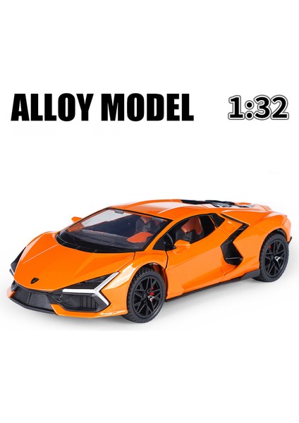 Lambos Revuelto Supercar Alaşım Model Araba Oyuncak Diecasts Döküm Ses ve Işık Oyuncak Arabalar Araç Için (Yurt Dışından)