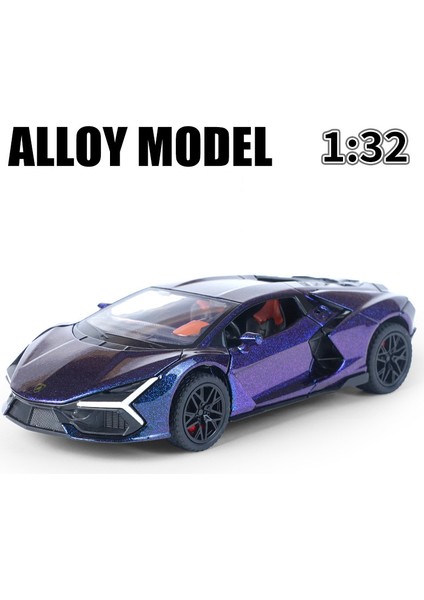 Lambos Revuelto Supercar Alaşım Model Araba Oyuncak Diecasts Döküm Ses ve Işık Oyuncak Arabalar Araç Için (Yurt Dışından) modelleri