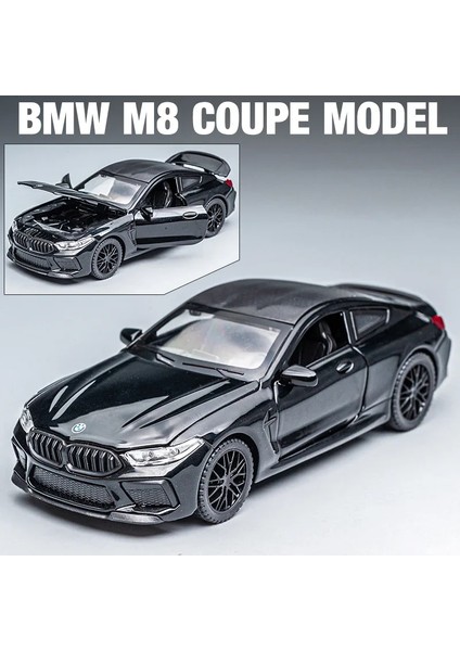 Bmw Serisi M8 Supercar Alaşım Pres Döküm ve Oyuncak Araçlar Metal Oyuncak Araba Modeli Ses ve Işık Koleksiyonu Oyuncak (Yurt Dışından) modelleri
