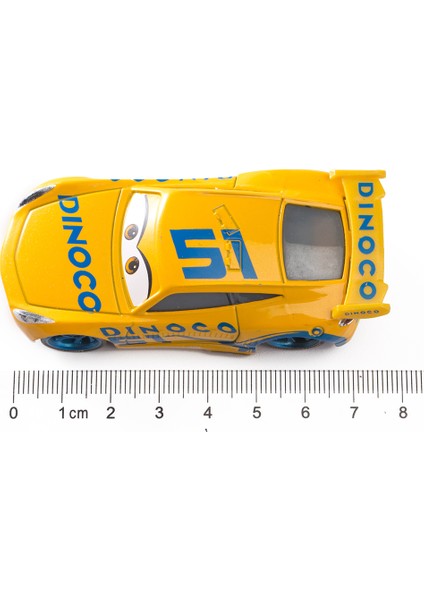 Arabalar Disney Pixar Arabalar 2 3 Oyuncak Yıldırım Mcqueen Mater Jackson Fırtına Alaşım Metal Model Araba 1:55 Metal Oyuncaklar (Yurt Dışından)