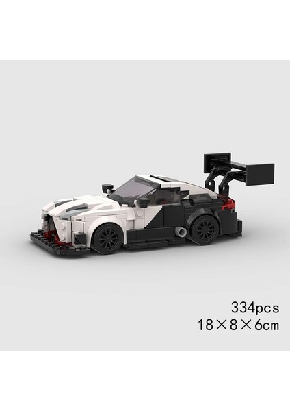 Moc Hız Şampiyonlar Süper Yarış Arabası F1 Büyük Araç Yarış Modeli Yapı Taşları Tuğla Spor Kamyonet Şehir Tekniği Oyuncak (Yurt Dışından)