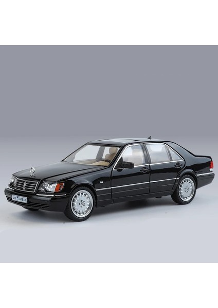 Ölçekli Araba Mercedes Benz S320 W140 Alaşım Minyatür Araba Modeli Döküm Metal Ses ve Işık Koleksiyonu Oyuncağı Araç Hediye (Yurt Dışından)