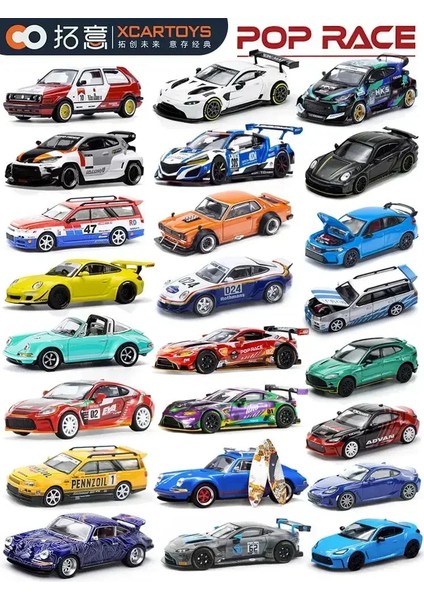 Xcartoys Pop Yarışı 1/64 Mercedes Lambocini Ramo Yaris Aston Martin Nissan Honda Arabalar Alaşım Oyuncaklar Pres Döküm Modeli Oyuncakları Erkek (Yurt Dışından) fırsatları