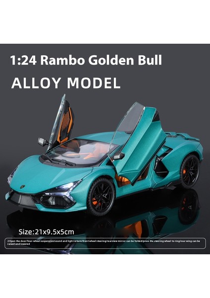 Lamborghini Revuelto Alaşım Pres Döküm Model Araba Ses ve Işık Oyuncakları Koleksiyon Hobiler ile Erkek Lar Mevcut (Yurt Dışından)