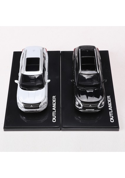Satışta 1:43 Outlander Suv Siyah/beyaz Alaşım Model Araba (Yurt Dışından) modelleri
