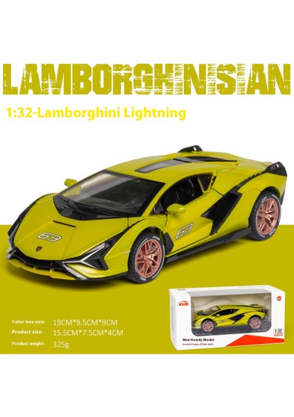 Lamborghini Sıan Alaşım Spor Araba Modeli Pres Döküm Araba Merkezi Kontrol Süsler Trendy Süsler Hobi Ürünleri Hediye Toplayın (Yurt Dışından)