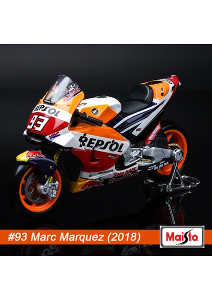 Maisto 1:18 2022 Yamaha Fabrika Yarış Takımı # 21. Morbidelli # 20. Quartararo Lisanslı Simülasyon Alaşımlı Motosiklet Modeli Koleksiyonu (Yurt Dışından)