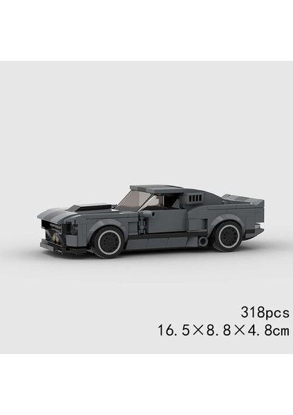 Moc Hız Şampiyonlar Süper Yarış Arabası F1 Büyük Araç Yarış Modeli Yapı Taşları Tuğla Spor Kamyonet Şehir Tekniği Oyuncak (Yurt Dışından)