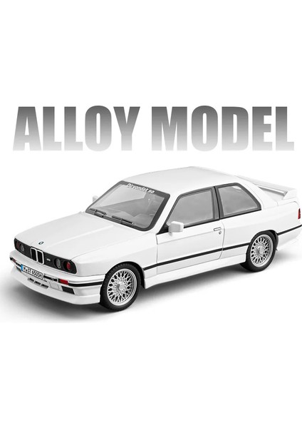 Bwm M3 Model Arabalar Alaşım Döküm Oyuncak 4 Kapı Açık Tekerlek Geri Çekin Minyatür Araç Işık Ses Eğitici Oyuncak (Yurt Dışından)