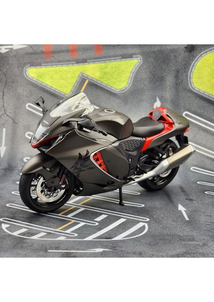 1/9 Suzuki Hayabusa GSX-1300R Oyuncak Motosiklet Yarış Modeli Diecast Minyatür Büyük Boy Lightable Koleksiyonu Hediye Boy (Yurt Dışından) fırsatları