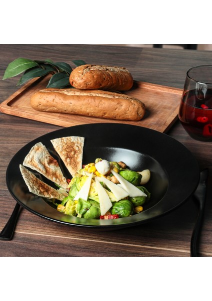 Delta Makarna Tabağı - 26 Cm - Siyah modelleri