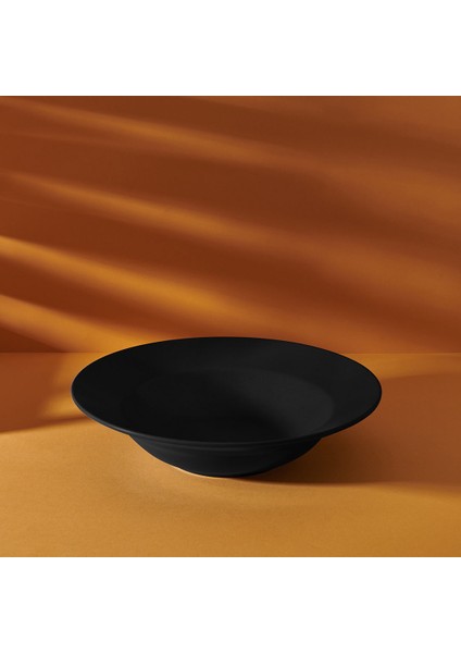 Delta Makarna Tabağı - 26 Cm - Siyah fırsatları