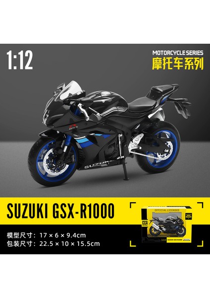 Cca 1:12 Yamaha Yzf-R1 Alaşım Motokros Lisanslı Motosiklet Modeli Oyuncak Araba Koleksiyonu Hediye Statik Kalıp Döküm Üretimi (Yurt Dışından)