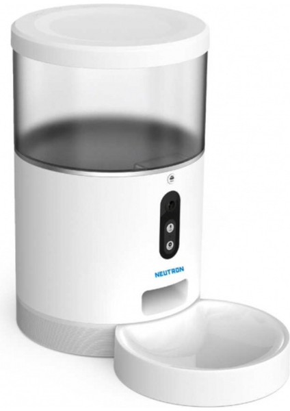 Kameralı Ve Sesli Akıllı Mama Kabı - Beyaz fırsatları