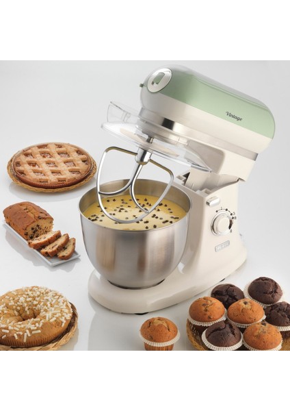 Vintage Mutfak Şefi - Yeşil fiyatları