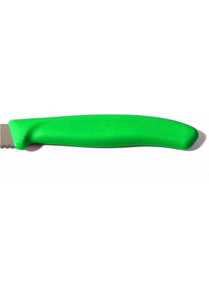 6.7636.L114 Tırtıklı Soyma Bıçağı - Yeşil/8 cm fırsatları