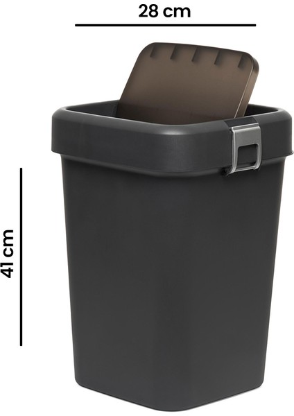 Comfort Dust Bin Antrasit Mutfak Çöp Kovası - 18 lt fırsatları