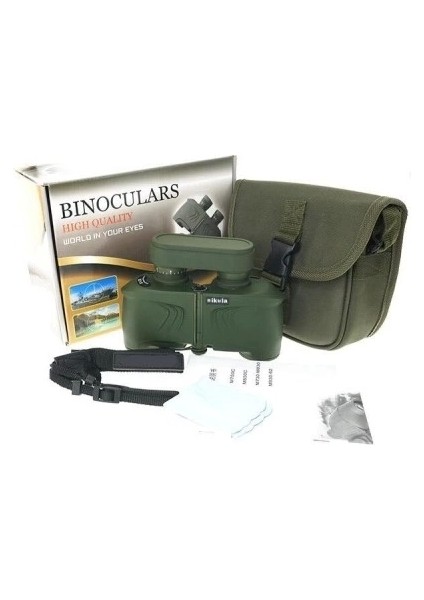 8X30 Profesyonel Askeri Su Geçirmez Yüksek Kaliteli Dürbün Yeşil