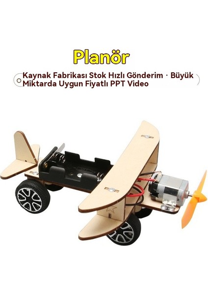 Küçük Teknoloji Taksi Uçağı Montaj Malzemesi Paketi (Yurt Dışından)