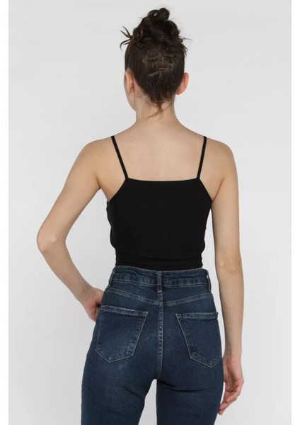 Kadın Ip Askılı Asimetrik Düğmeli Pedli Fitilli Büstiyer P-00016103 modelleri