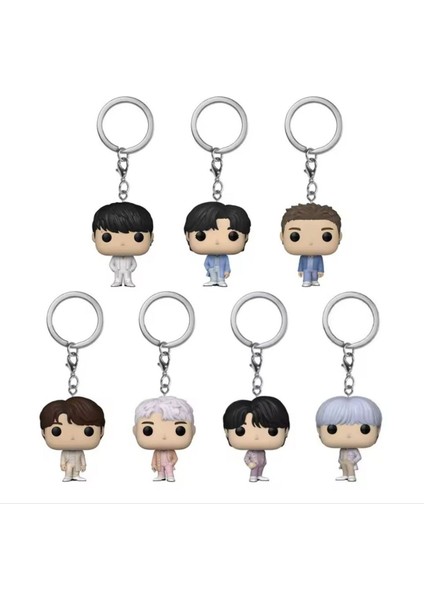 Elite Pop Bts Grubu Figür Anahtarlık (1 Model Gönderilir) 1 Adet