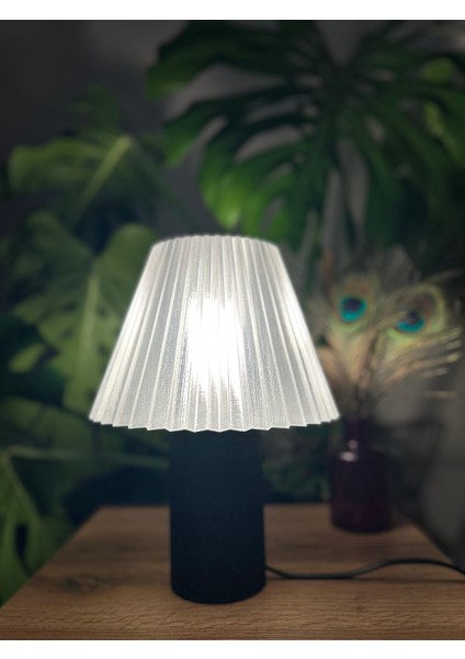 Dekoratif Elektrikli Masa Lambası-Gece Lambası